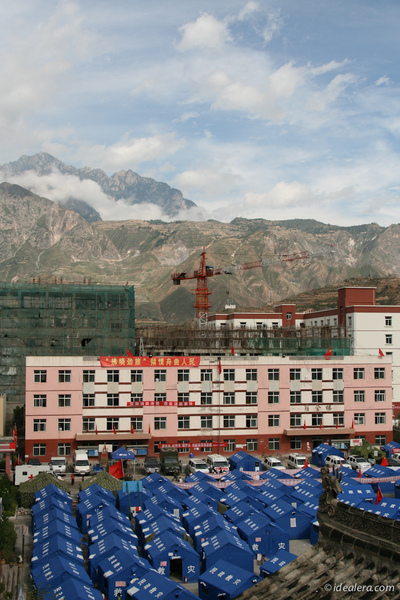 舟曲三中安置点